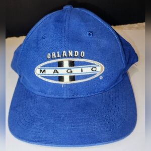 Deadstock Vintage Sports Specialties Orlando Magic Snapback 90s NBA Hat Blue